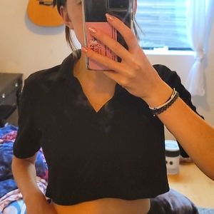 Black Crop Top